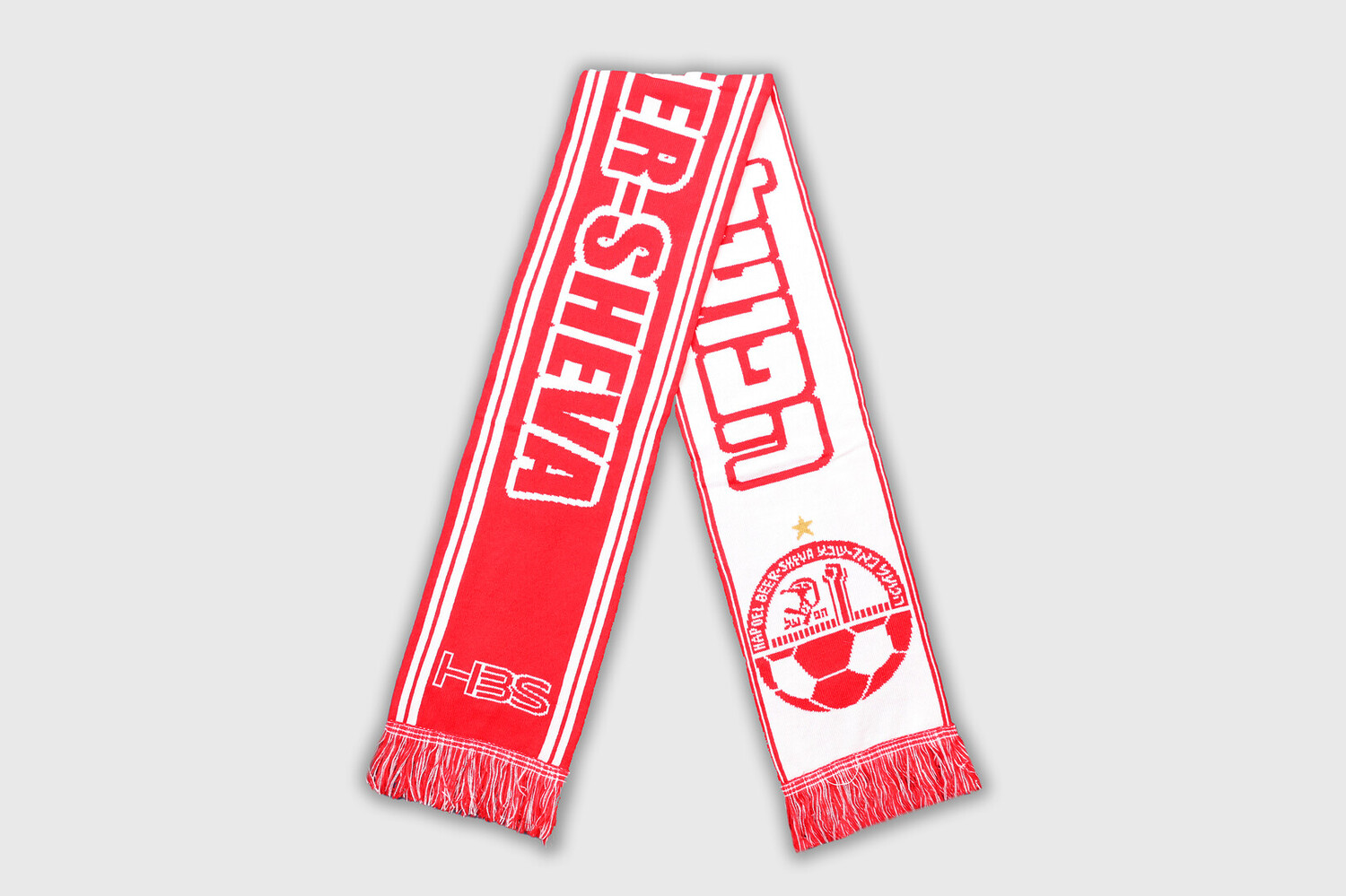 צעיף HAPOEL לבן אדום 24/25