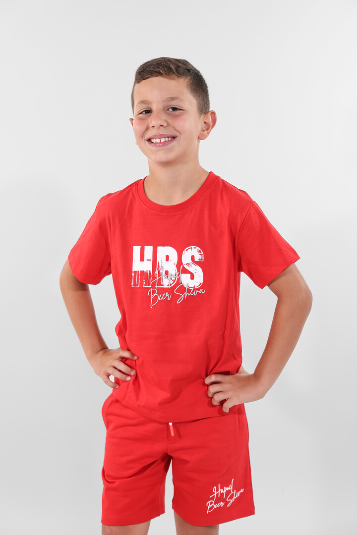 Alternative view of חליפת קיץ ילדים 2025 אדום