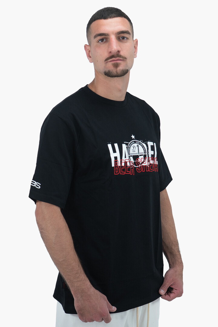 Alternative view of חולצת T שחורה LOGO 25/26 מבוגר