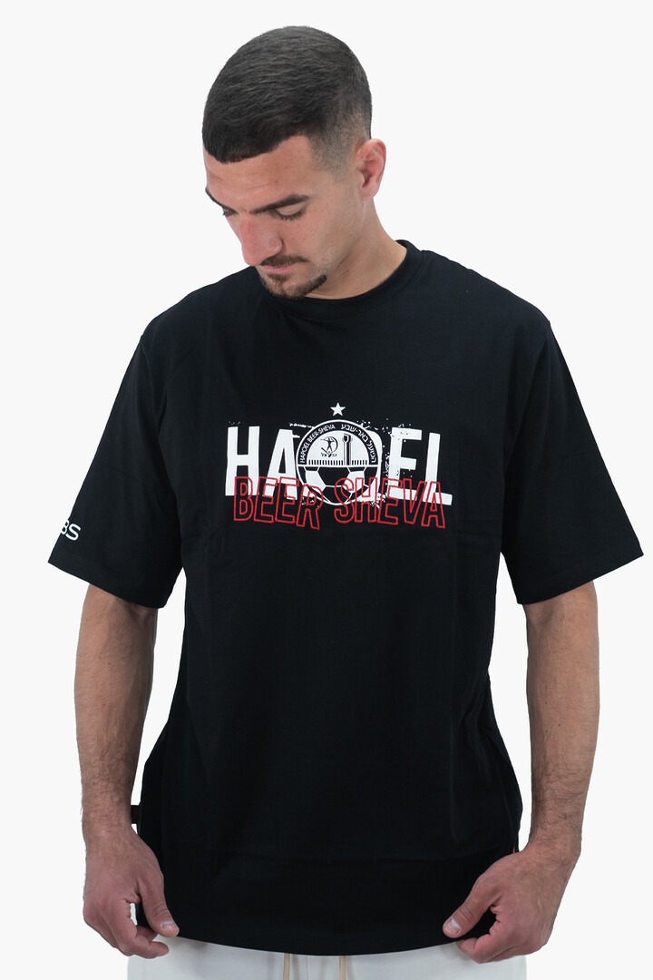 חולצת T שחורה LOGO 25/26 מבוגר