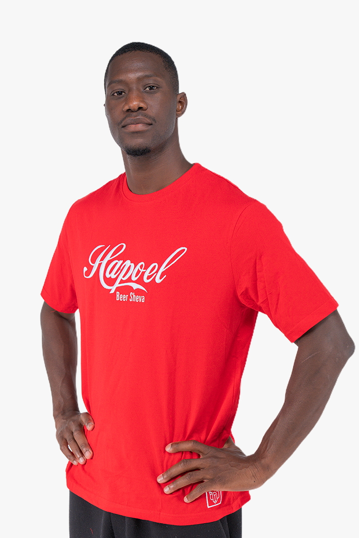 חולצת T אדומה HAPOEL 25/26 מבוגר – תמונה 7