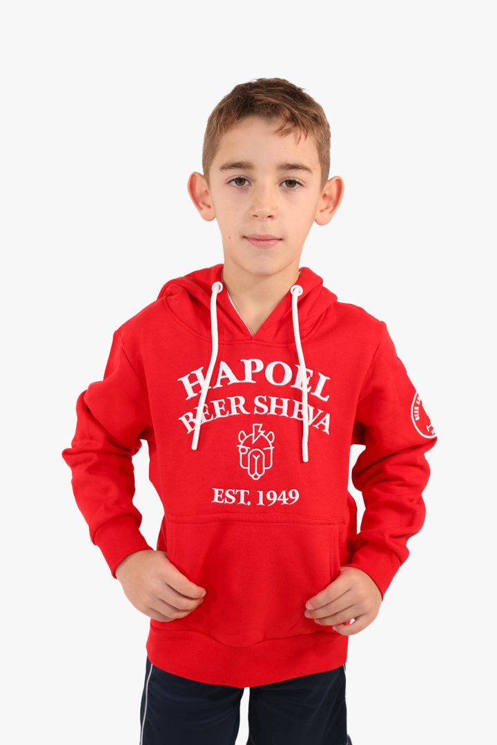 קפוצ'ון אדום HAPOEL 25/26 ילדים