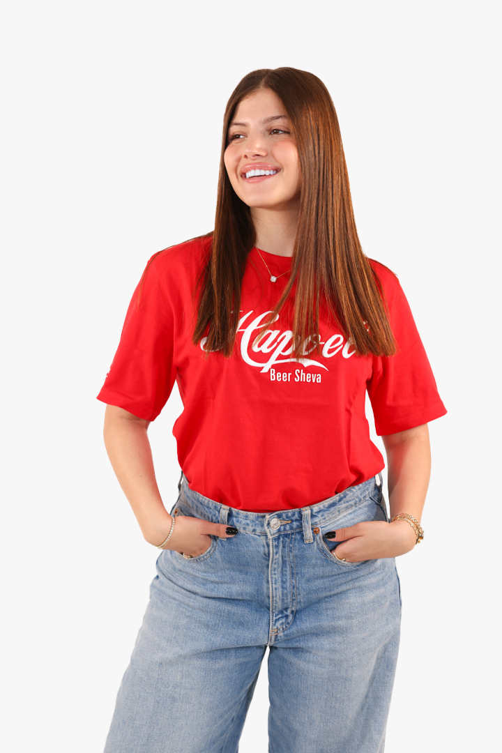 Alternative view of חולצת T אדומה HAPOEL 25/26 מבוגר