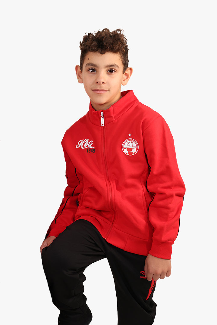 ג'קט רוכסן אדום HBS 25/26 ילדים