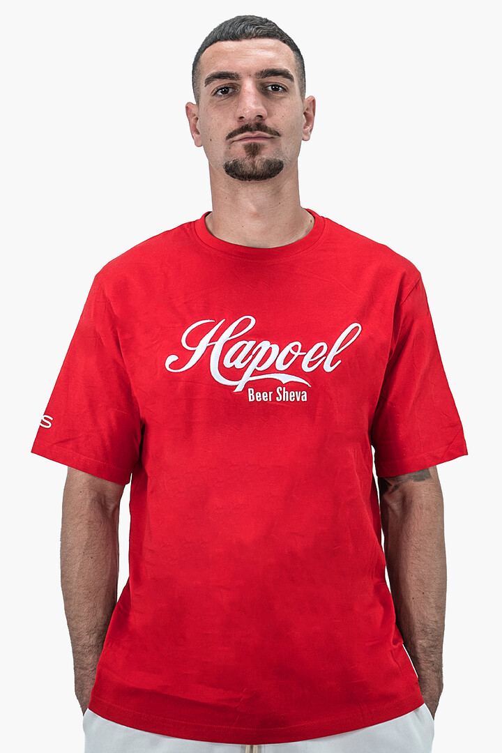 חולצת T אדומה HAPOEL 25/26 מבוגר